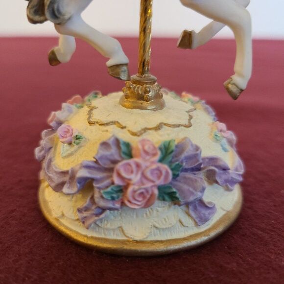 Westland 1997 Musical Carousel Horse Plays "My Favorite Things" Vintage Works - Picture 13 of 15